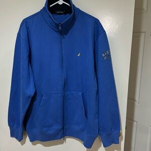 Nautica Blue fleece jacket XL